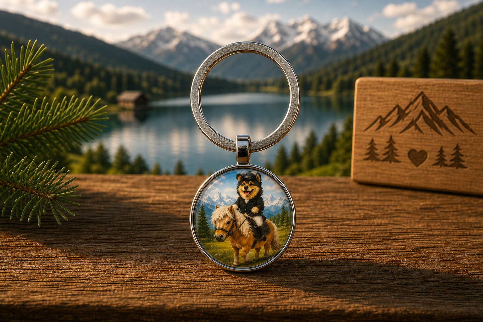 AGGI Schlüsselanhänger Motiv Pony